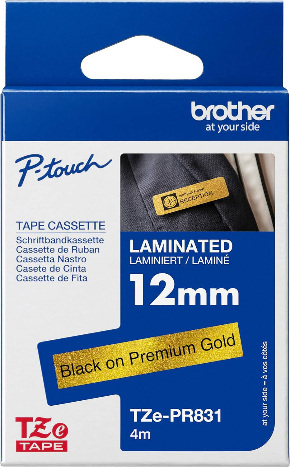 BROTHER LAMINATED TZE TAPES (12 meters)