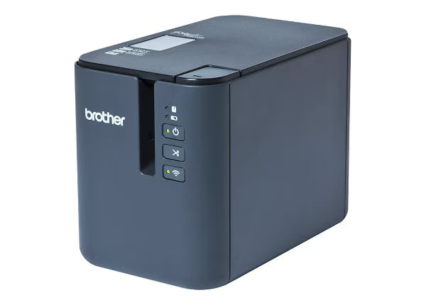 P-Touch H110 : Handheld/Mobile Printer, 2 lines of print, 3 fonts, 253 symbols, 16 frames, Manual cutter, uses 6, 9 & 12mm Laminated & Speciality Tapes, QWERTY Keyboard - (9 Volt Adapter Not Included)