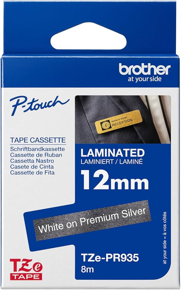 BROTHER LAMINATED TZE TAPES (12 meters)