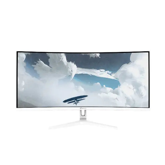 Arozzi Nova 34 inch curved gaming monitor 165Hz, white