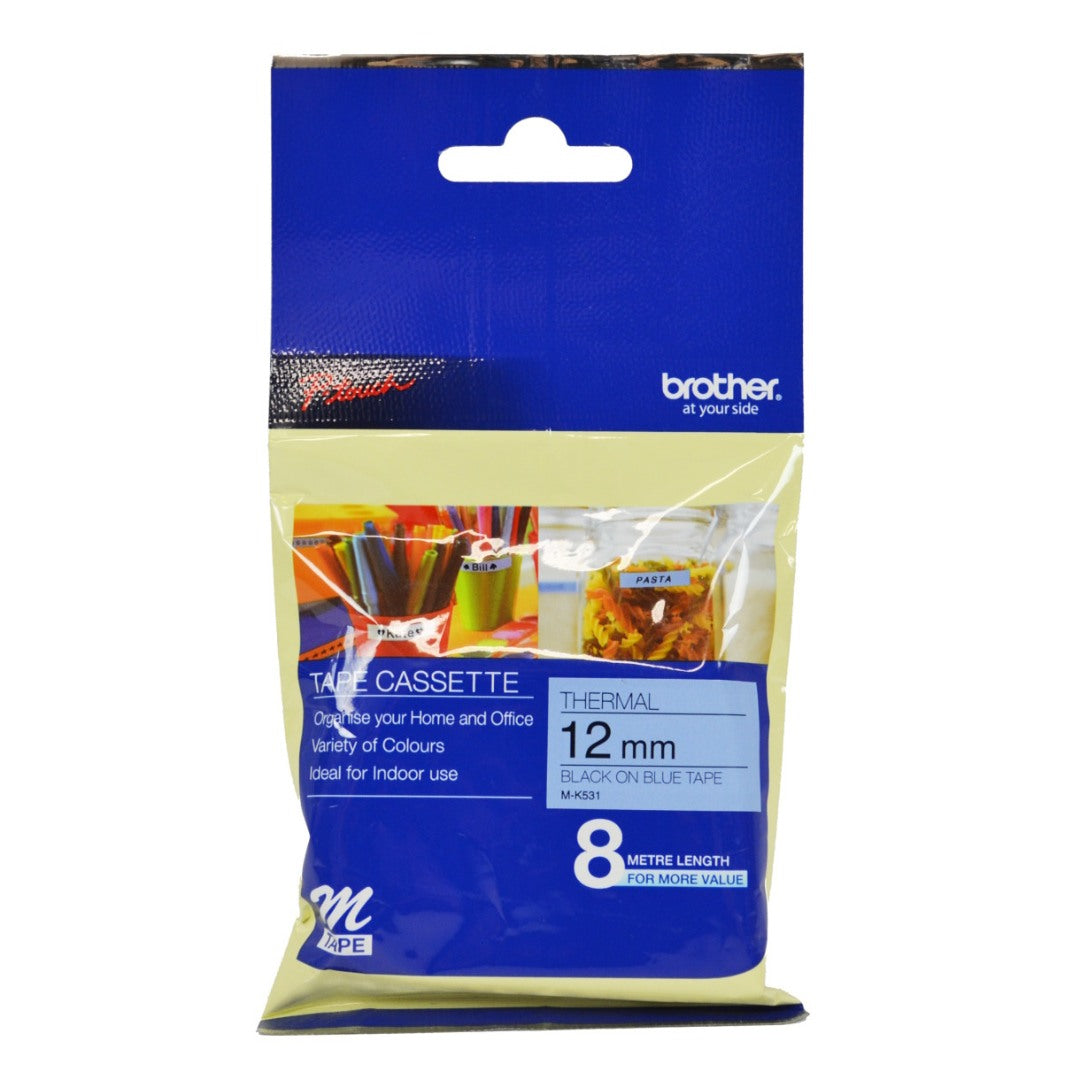 Brother Non-Laminated Tape Cartridges - 12mm
