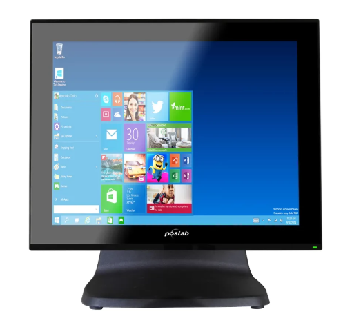 Poslab 15''PCAP Touch  Monitor; USB Interface; Res  1024*768; VESA 75  Compatible