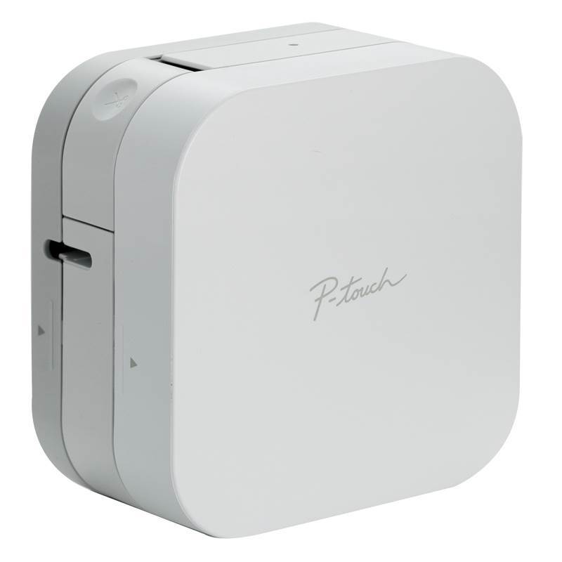 P-Touch H110 : Handheld/Mobile Printer, 2 lines of print, 3 fonts, 253 symbols, 16 frames, Manual cutter, uses 6, 9 & 12mm Laminated & Speciality Tapes, QWERTY Keyboard - (9 Volt Adapter Not Included)