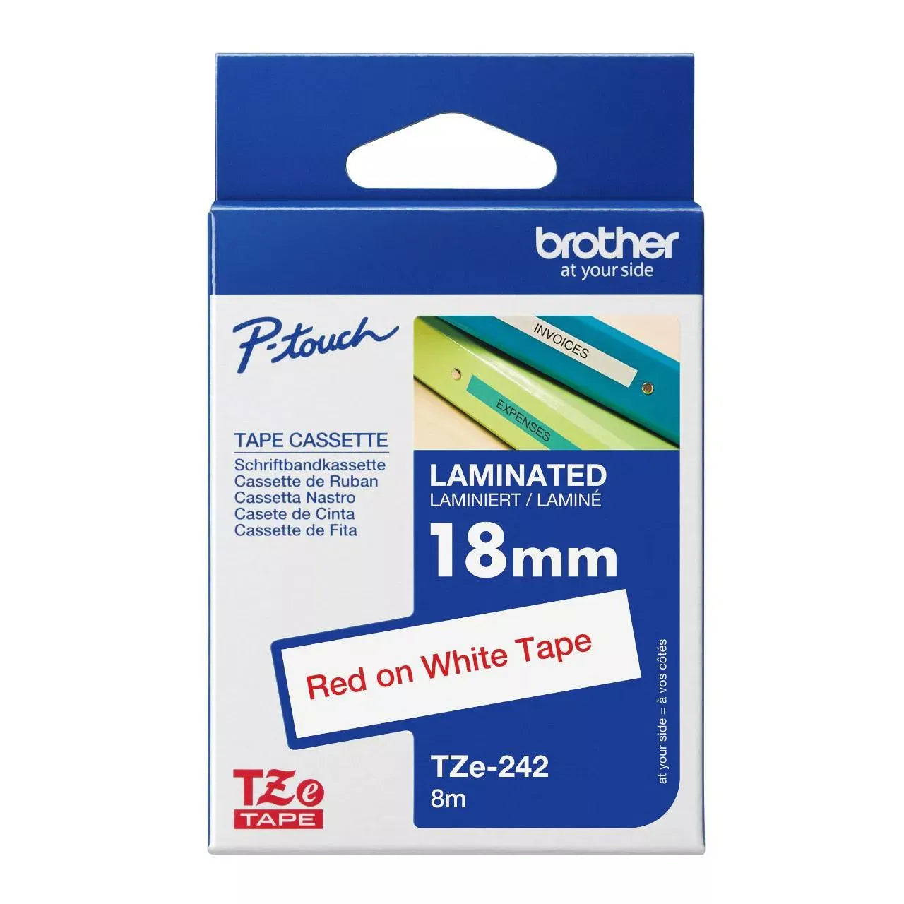 BROTHER LAMINATED TZE TAPES (18 meters)