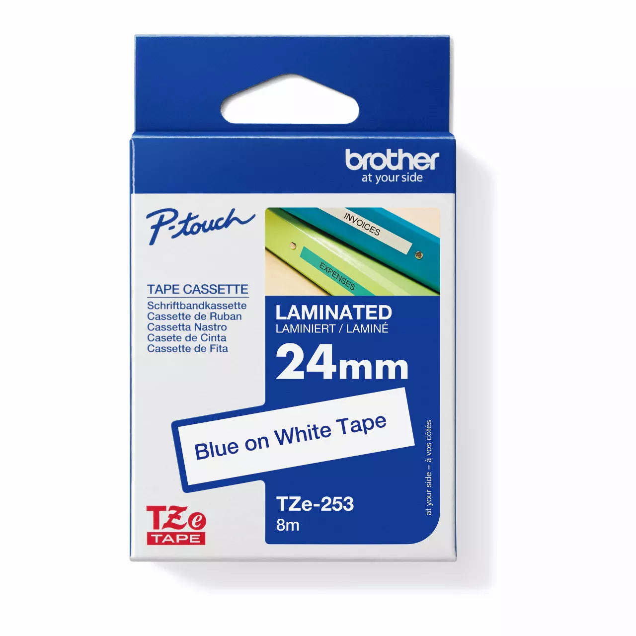 BROTHER LAMINATED TZE TAPES (24 meters)