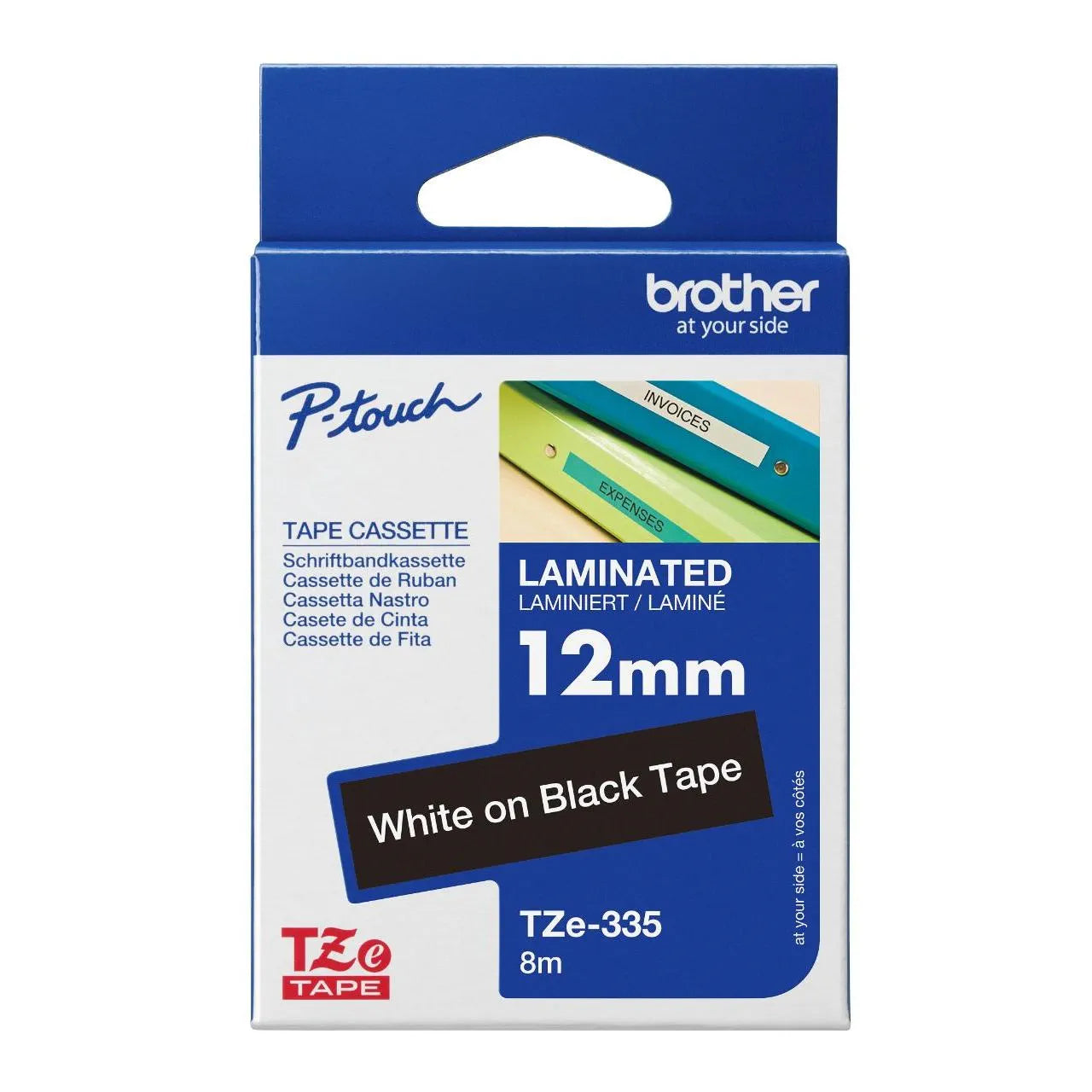 BROTHER LAMINATED TZE TAPES (12 meters)