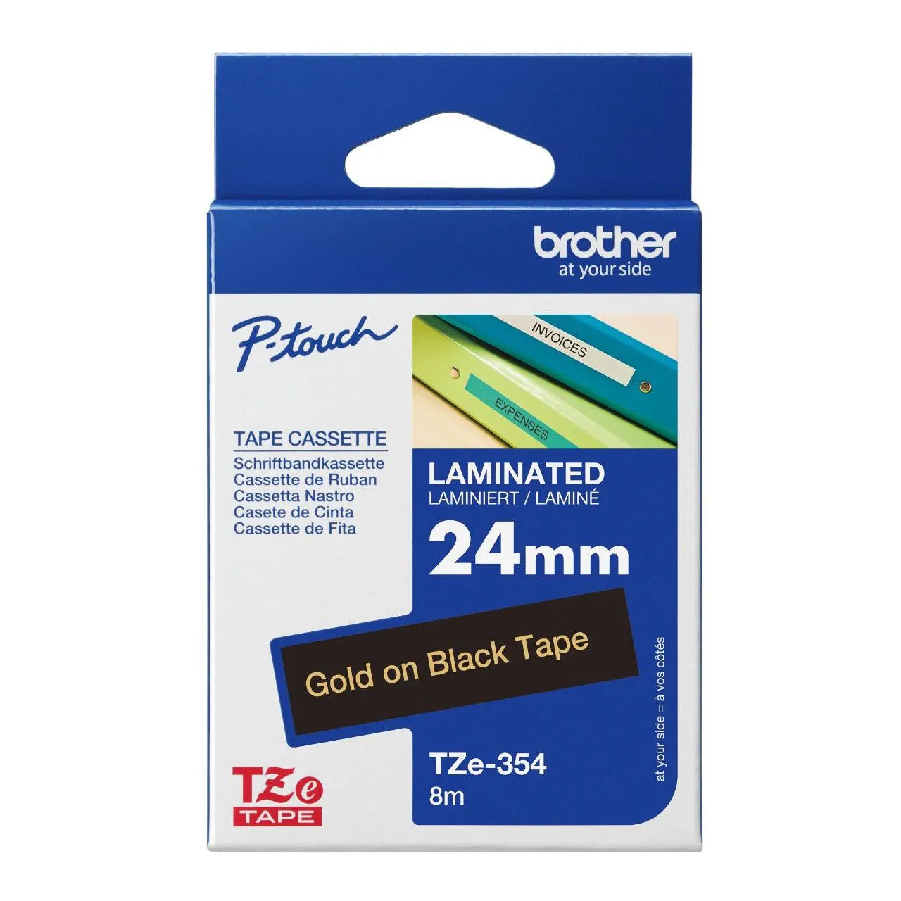 BROTHER LAMINATED TZE TAPES (24 meters)