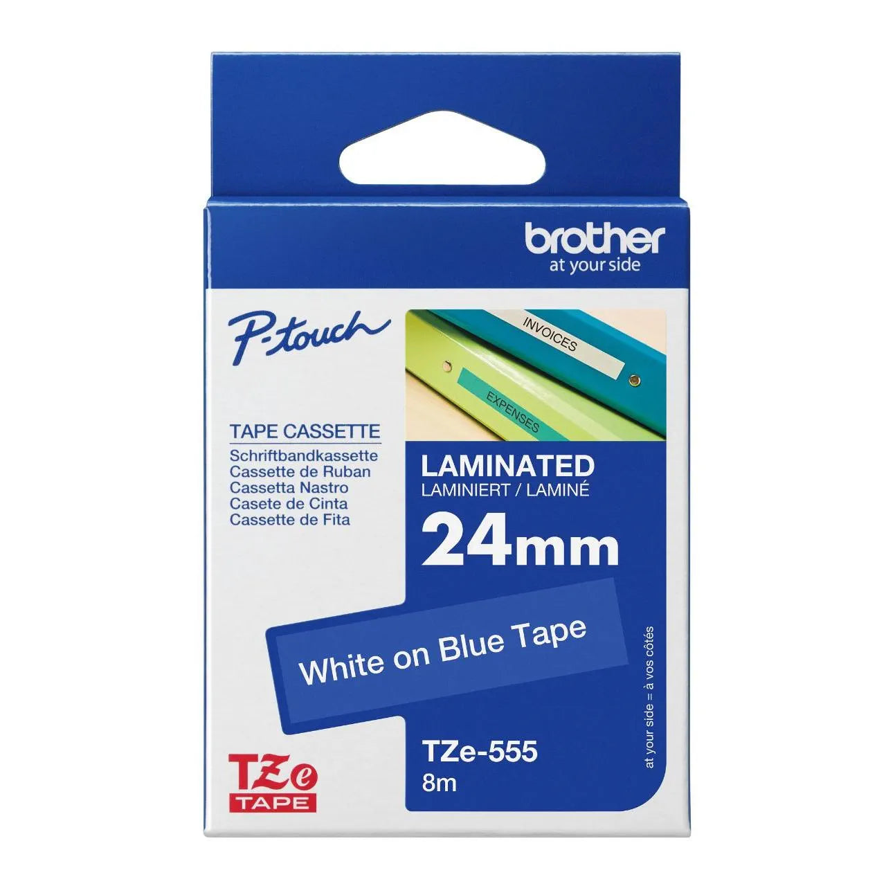 BROTHER LAMINATED TZE TAPES (24 meters)