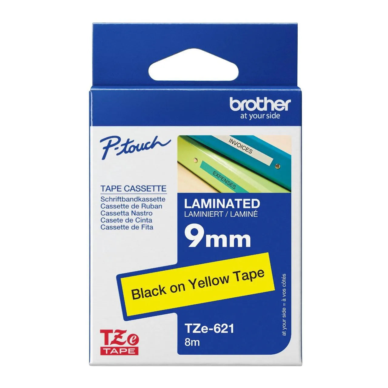 BROTHER LAMINATED TZE TAPES (9 meters)