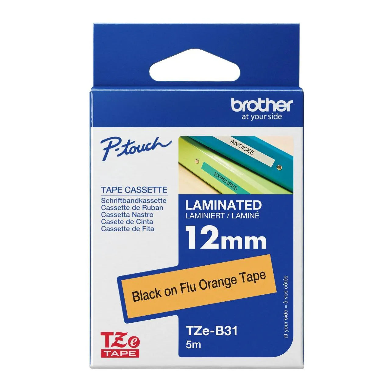 BROTHER LAMINATED TZE TAPES (12 meters)