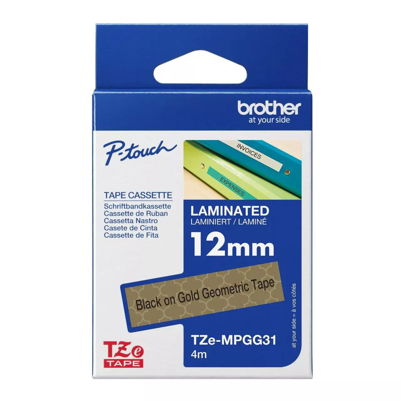 BROTHER LAMINATED TZE TAPES (12 meters)