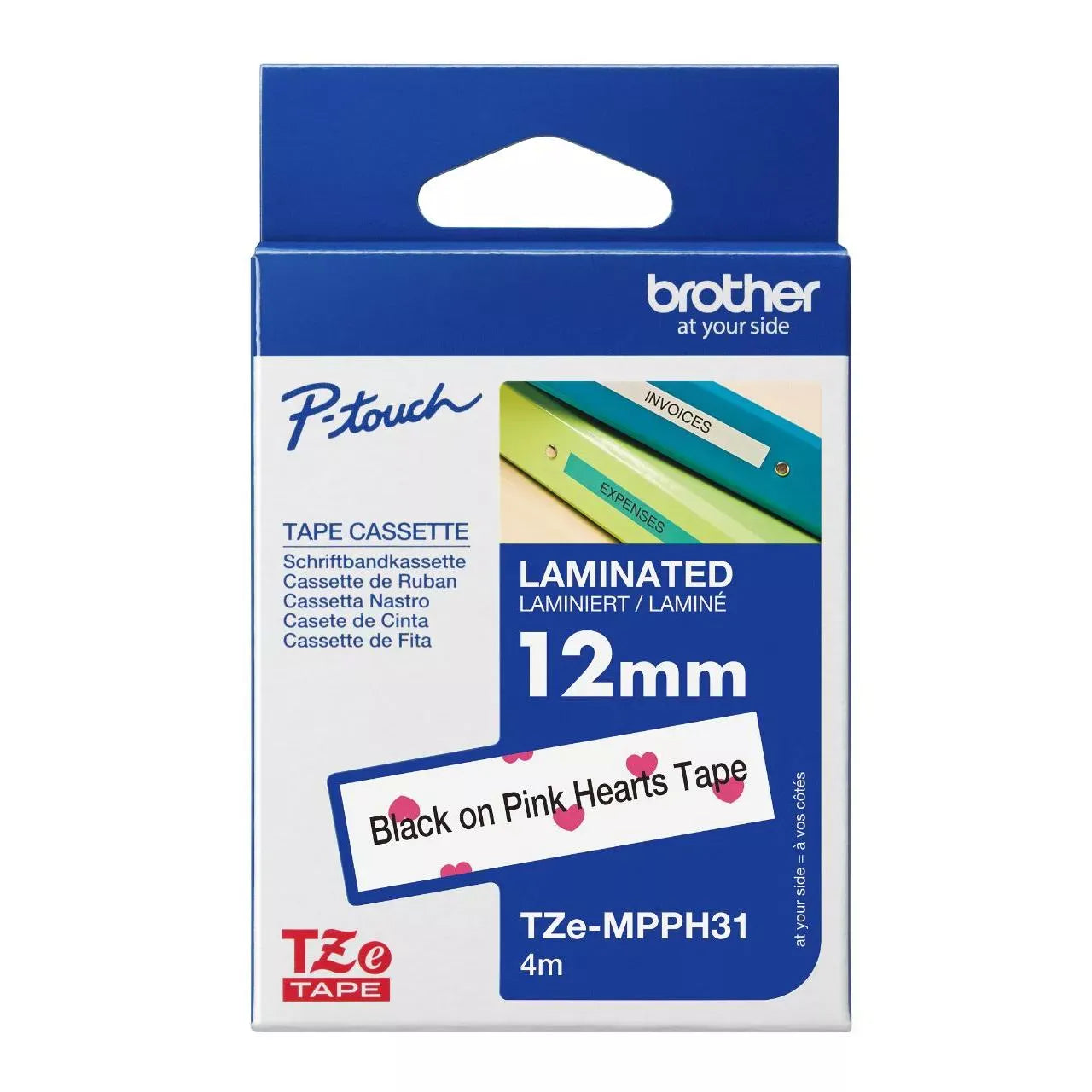 BROTHER LAMINATED TZE TAPES (12 meters)