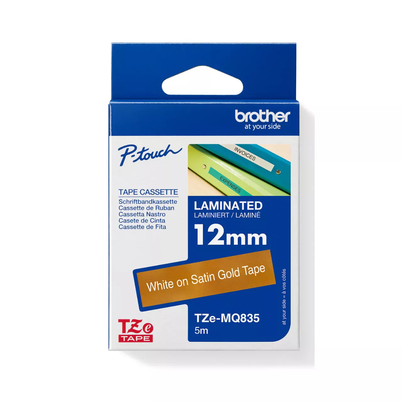 BROTHER LAMINATED TZE TAPES (12 meters)