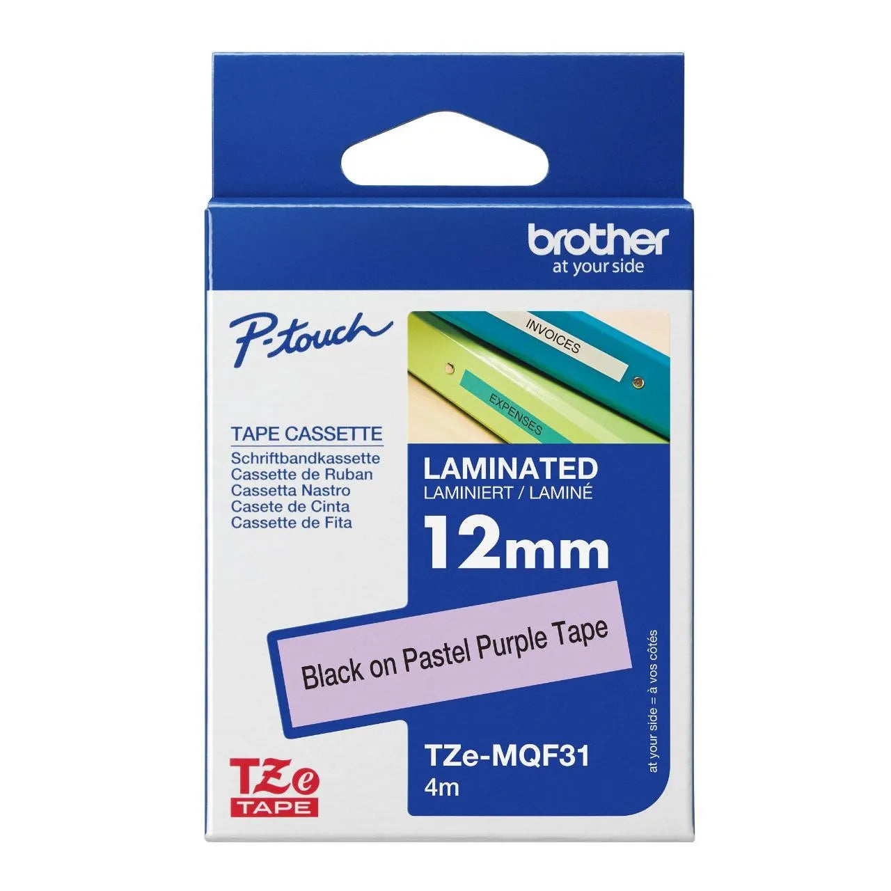 BROTHER LAMINATED TZE TAPES (12 meters)