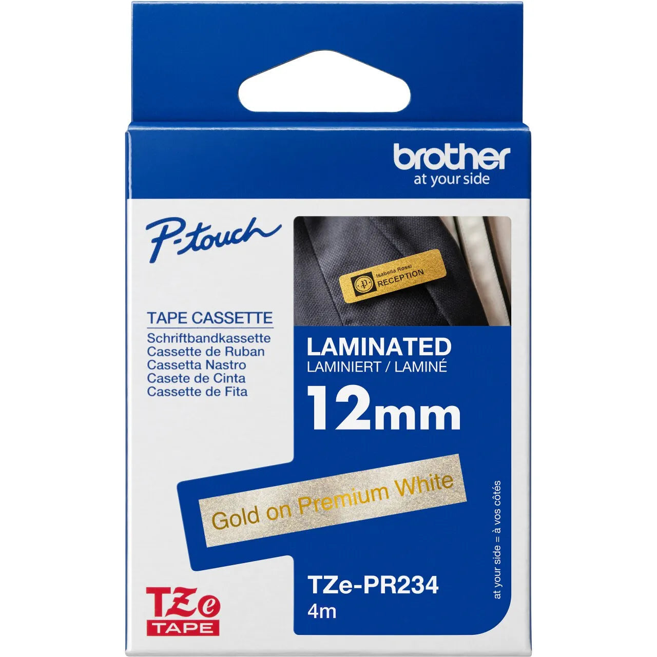 BROTHER LAMINATED TZE TAPES (12 meters)