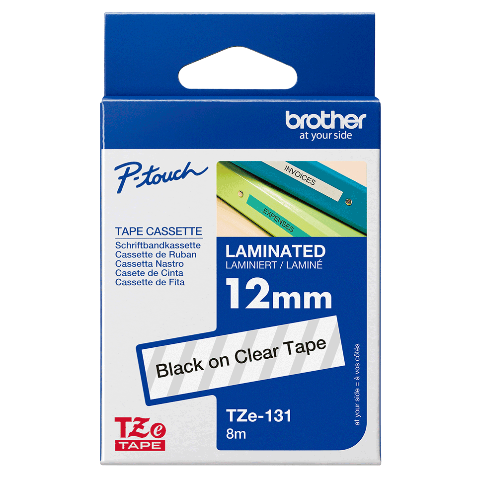 BROTHER LAMINATED TZE TAPES (12 meters)