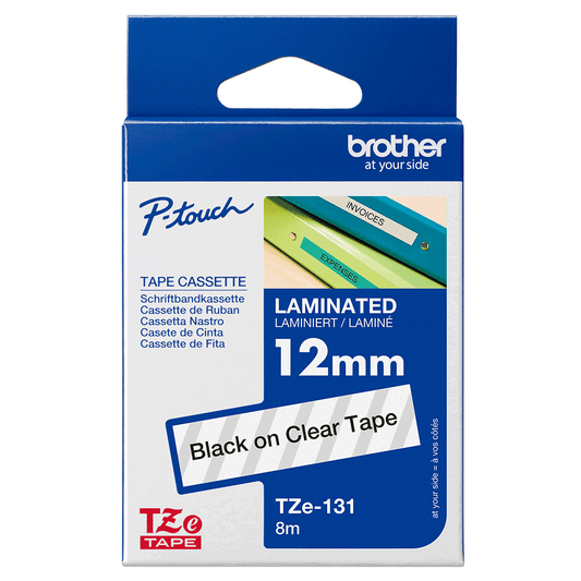 BROTHER LAMINATED TZE TAPES (12 meters)