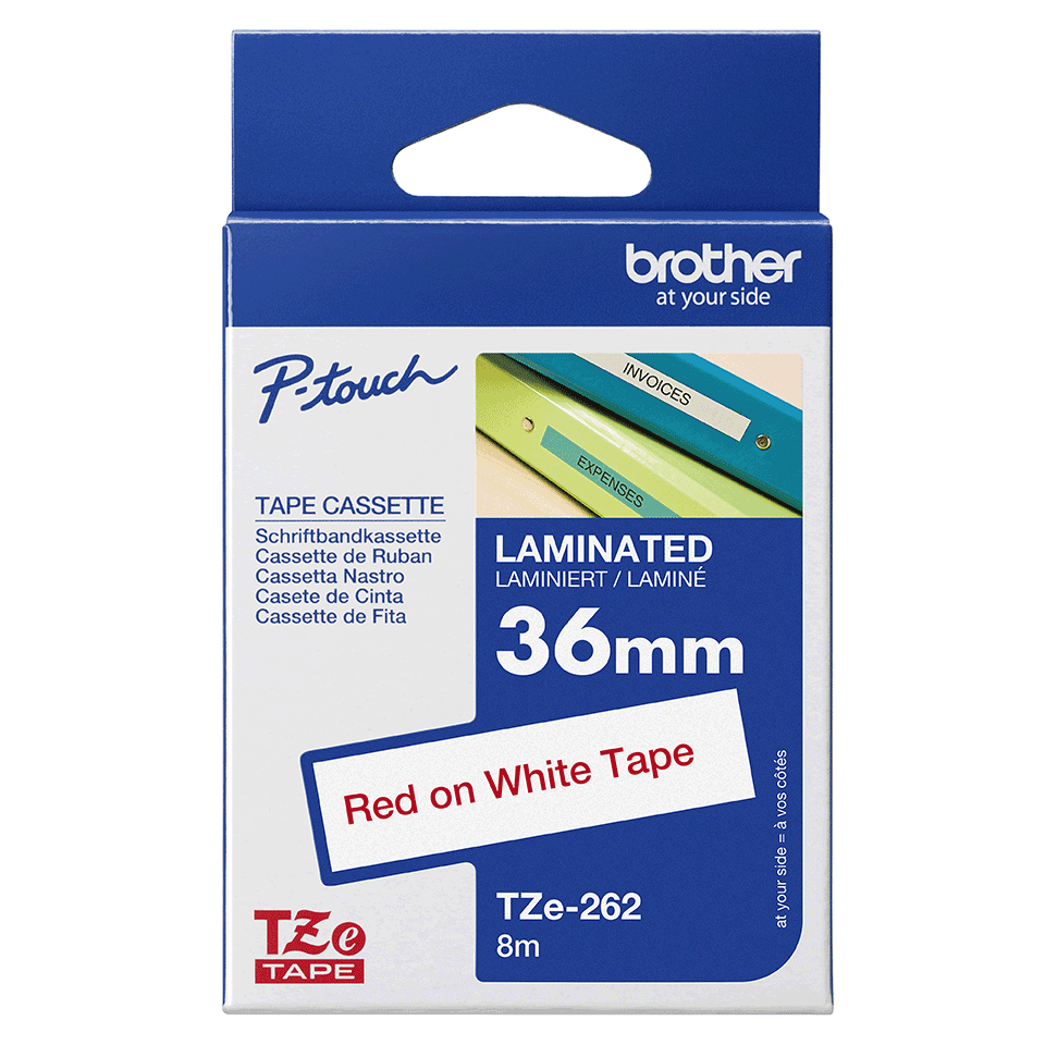 BROTHER LAMINATED TZE TAPES (36 meters)