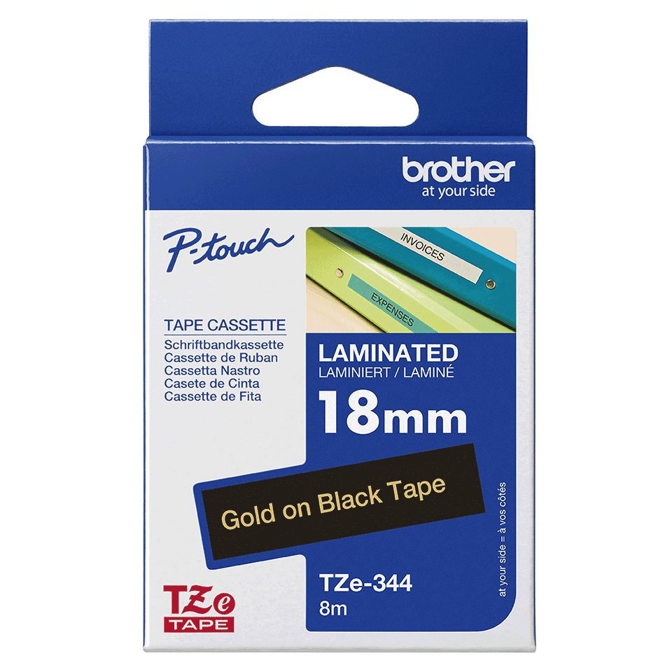BROTHER LAMINATED TZE TAPES (18 meters)