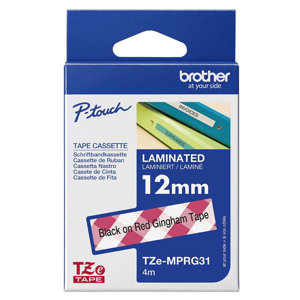 BROTHER LAMINATED TZE TAPES (12 meters)