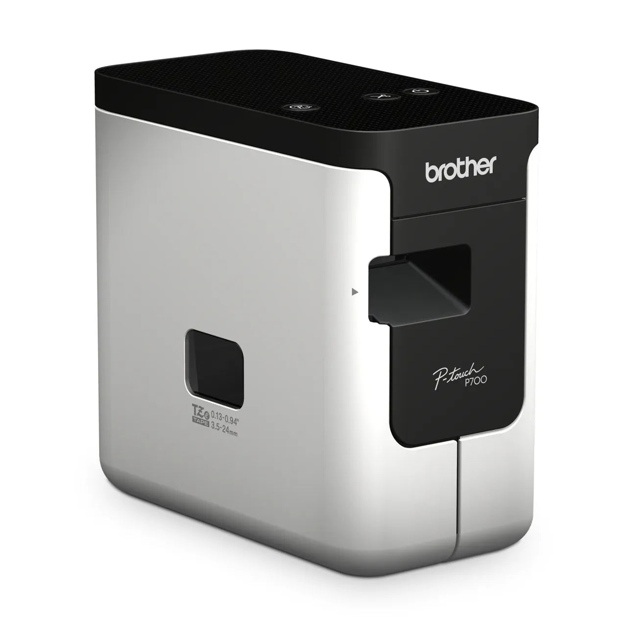 P-Touch H110 : Handheld/Mobile Printer, 2 lines of print, 3 fonts, 253 symbols, 16 frames, Manual cutter, uses 6, 9 & 12mm Laminated & Speciality Tapes, QWERTY Keyboard - (9 Volt Adapter Not Included)